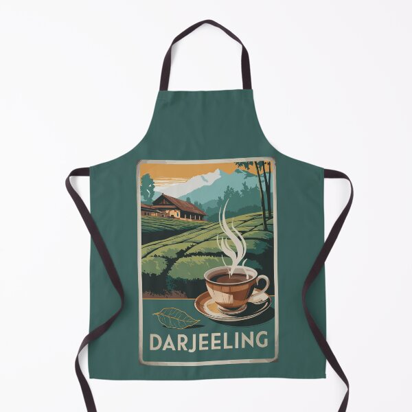 Item preview, Darjeeling India Tea Travel Art Vintage designed and sold by KrisSidDesigns.