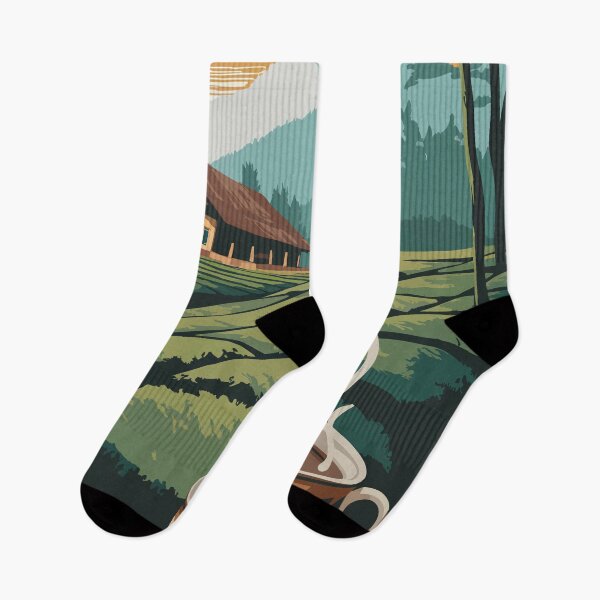 Item preview, Darjeeling India Tea Travel Art Vintage designed and sold by KrisSidDesigns.