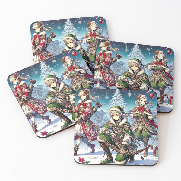 Item preview, Elven Winter Guardians designed and sold by EndOfRainbowArt.