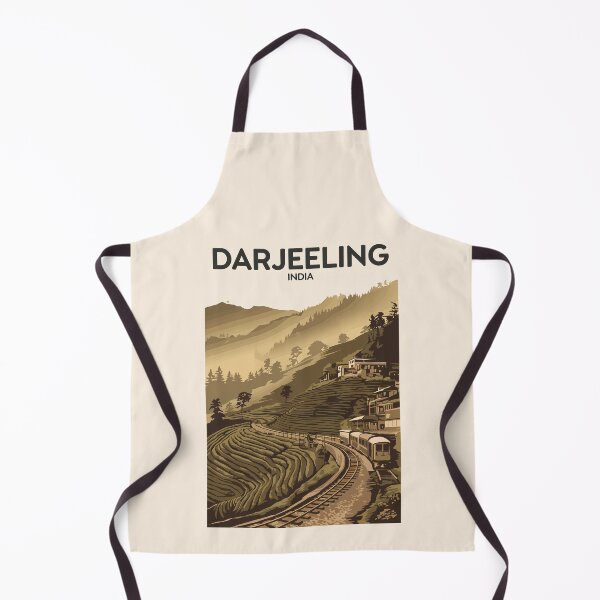 Item preview, Darjeeling India Illustration Travel Art Vintage designed and sold by KrisSidDesigns.