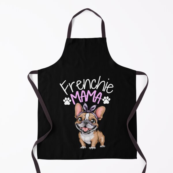 Artikelvorschau, Frenchie Mama Purple Ribbon - Süße französische Bulldogge entworfen und verkauft von Smix Pixels.