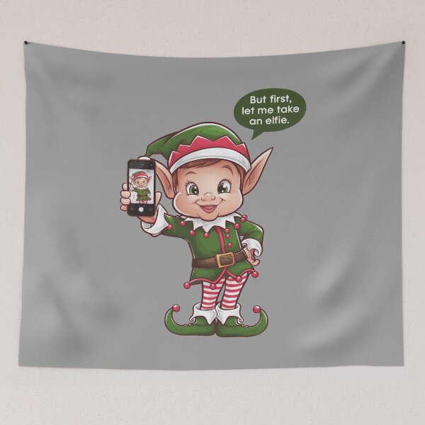 Item preview, But First, Let Me Take an Elfie designed and sold by livelifenow2024.