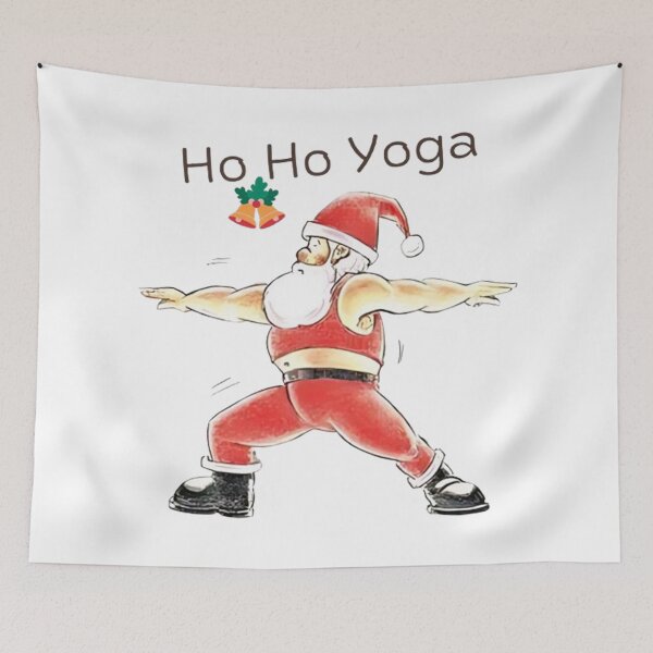 Item preview, Ho Ho Yoga Funny Santa  designed and sold by Vicky021.