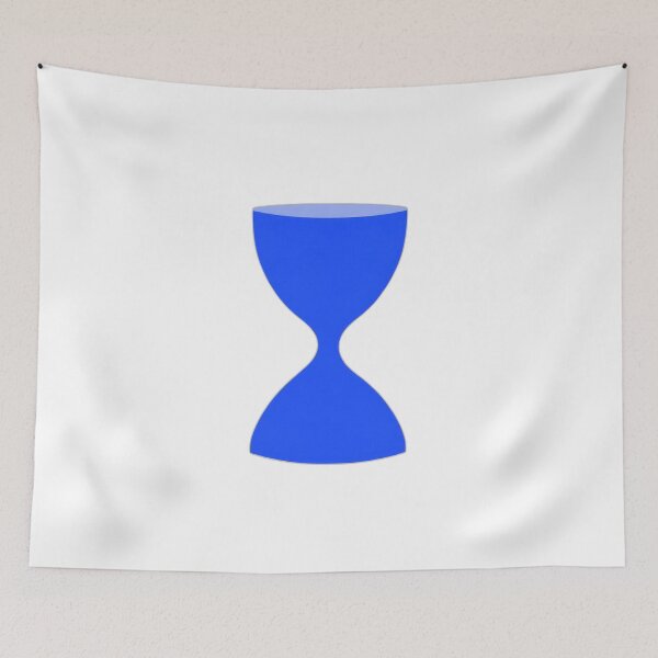 Artikelvorschau, Blaues Sanduhr-Minimalistisches Design entworfen und verkauft von cornelliusy.