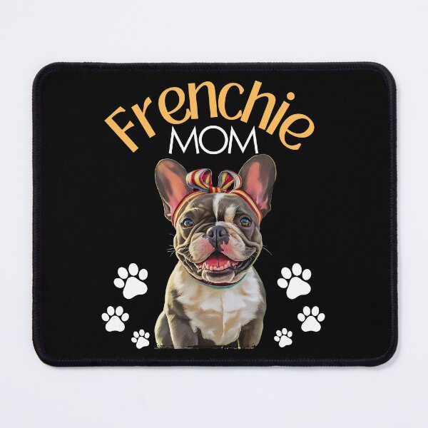 Item preview, Frenchie Mama Pink Ribbon - Cute French Bulldog designed and sold by Smix Pixels.