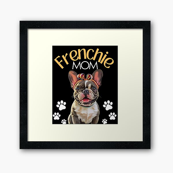 Item preview, Frenchie Mama Pink Ribbon - Cute French Bulldog  designed and sold by Smix Pixels.