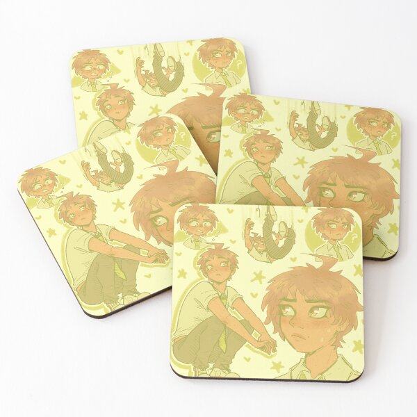 Item preview, Hajime Hinata - green collage designed and sold by ebony-rose.