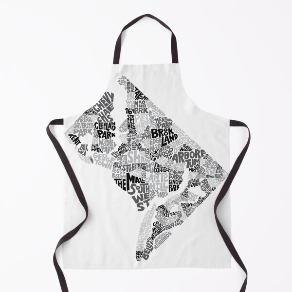 Item preview, Washington DC Neighborhood Names BW designed and sold by polliadesign.