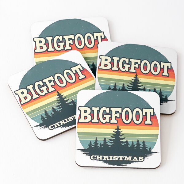 Item preview, Bigfoot Christmas Forest Festive Holiday Design designed and sold by rizqy.