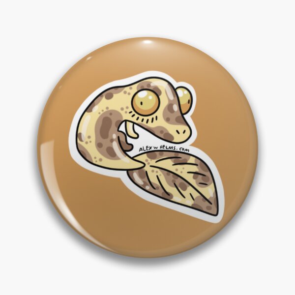 Item preview, Silly Stickers Leaf Tailed Gecko - Rambunctious Edition designed and sold by Alex Helms Illustrations.