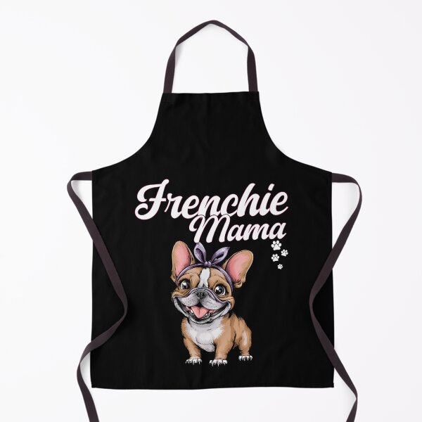 Artikelvorschau, Frenchie Mama Purple Ribbon - Süße französische Bulldogge entworfen und verkauft von Smix Pixels.