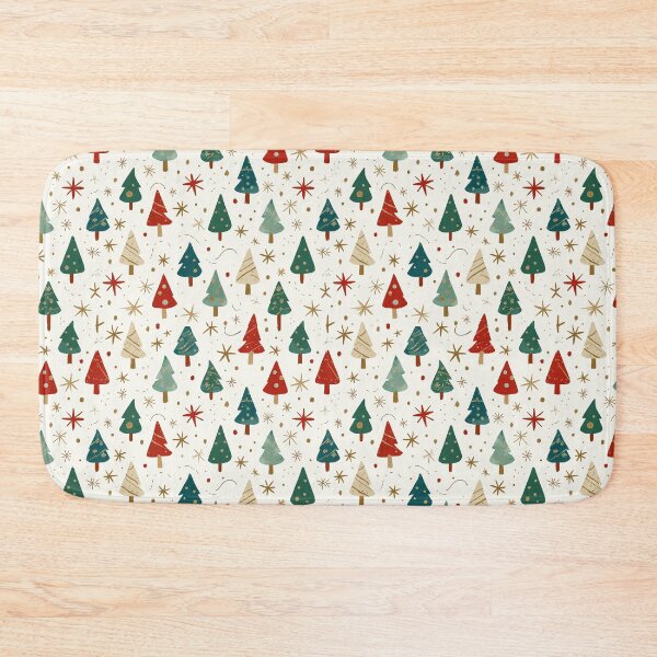 Item preview, Multicolor Christmas Pines designed and sold by TaruHonu.