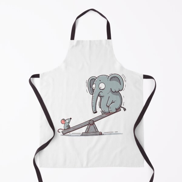 Item preview, "Teeter-Terror! Elephant Scared of Mouse" designed and sold by AlfredR.