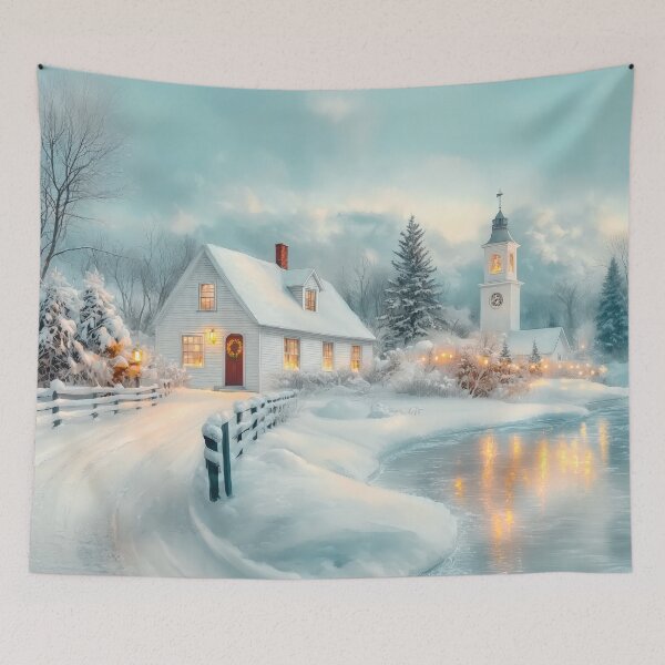 Item preview, Frigid morning on Christmas Day designed and sold by AngelottiCR.