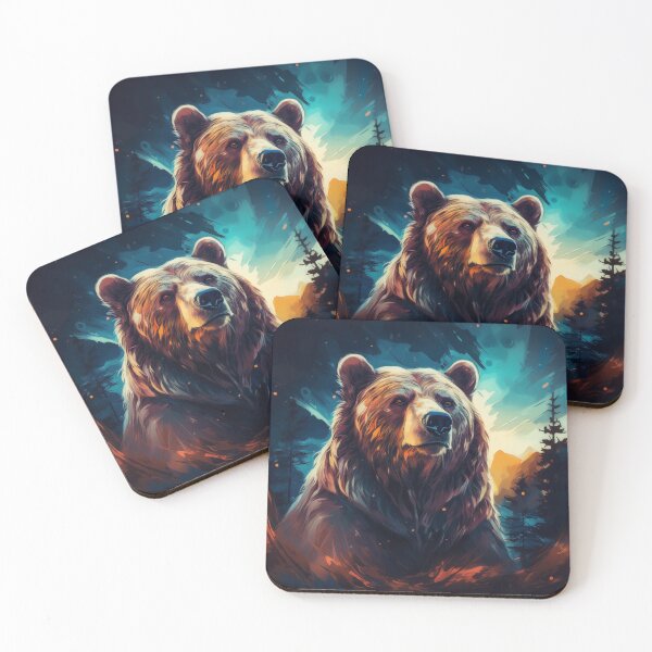 Item preview, Majestic Grizzly Bear designed and sold by Rtymer.