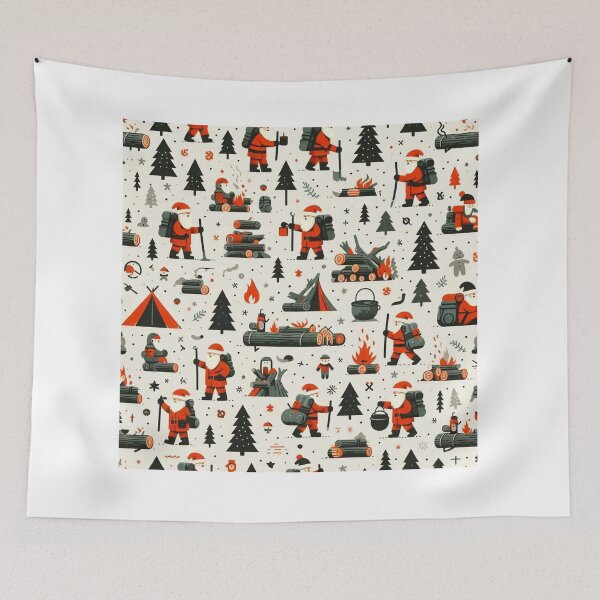 Item preview, Minimalist Santa's Activities designed and sold by CeammiShop.