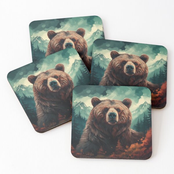 Item preview, Majestic Grizzly Bear designed and sold by Rtymer.