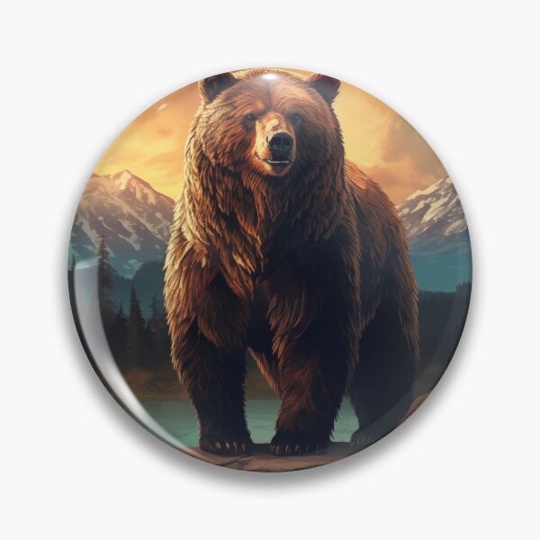 Item preview, Majestic Grizzly Bear designed and sold by Rtymer.