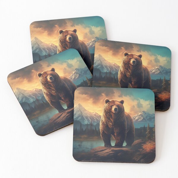 Item preview, Majestic Grizzly Bear designed and sold by Rtymer.