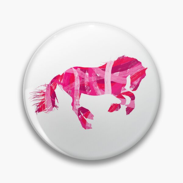 Item preview, Pink Brush Stroke Horse Silhouette designed and sold by OryPhotography.