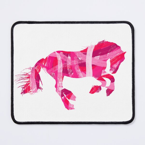 Item preview, Pink Brush Stroke Horse Silhouette designed and sold by OryPhotography.