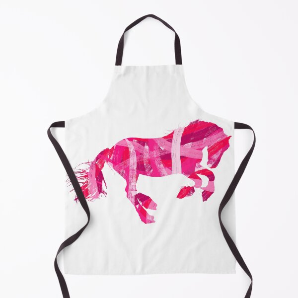 Item preview, Pink Brush Stroke Horse Silhouette designed and sold by OryPhotography.