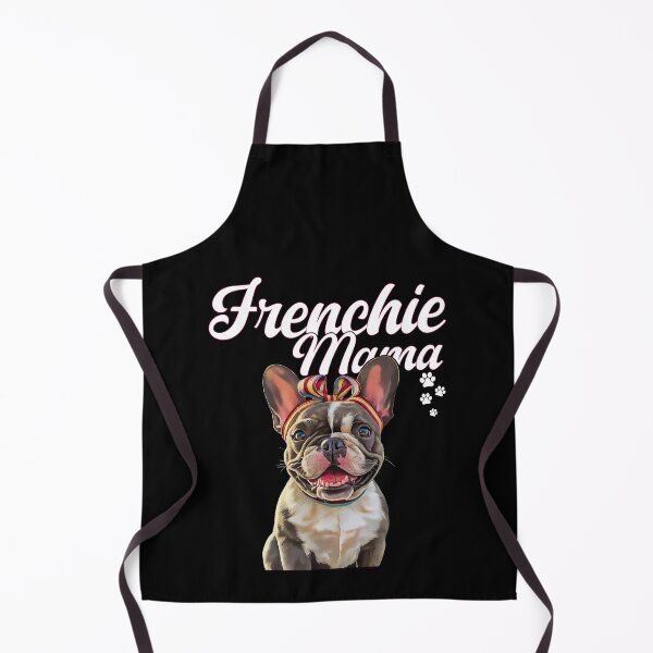 Artikelvorschau, Frenchie Mama Purple Ribbon - Süße französische Bulldogge entworfen und verkauft von Smix Pixels.
