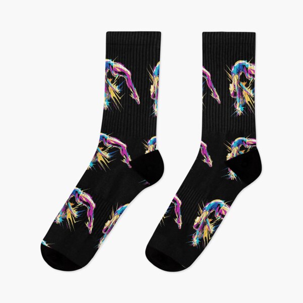 Item preview, Vibrant Gymnastics Flip in Motion designed and sold by Designer-Girl.