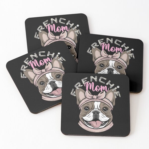 Item preview, Frenchie Mama Purple Ribbon - Cute French Bulldog  designed and sold by Smix Pixels.