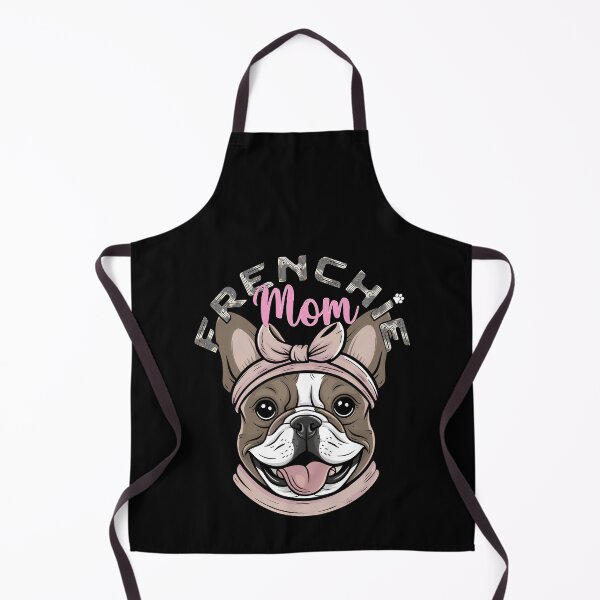 Artikelvorschau, Frenchie Mama Purple Ribbon - Süße französische Bulldogge entworfen und verkauft von Smix Pixels.