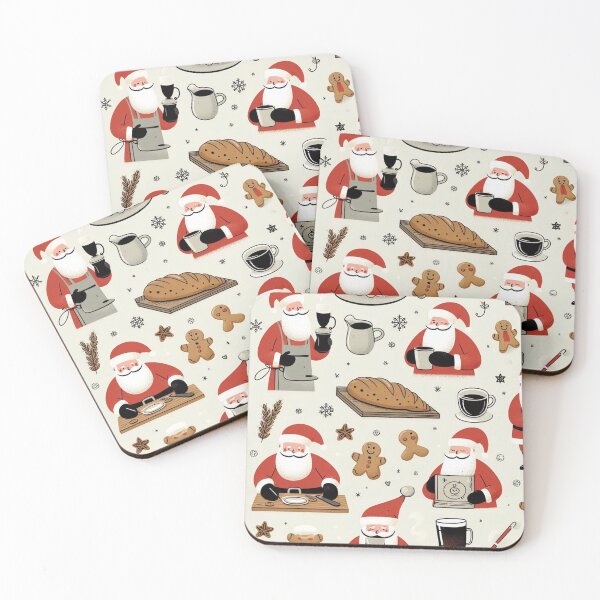 Item preview, Minimalist Santa Drinking Coffee designed and sold by CeammiShop.