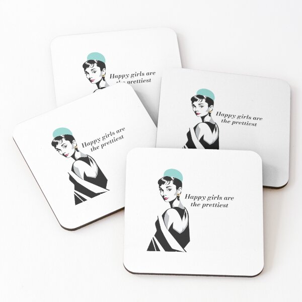 Item preview, Audrey Happy Girls Are the Prettiest designed and sold by Monedesign.
