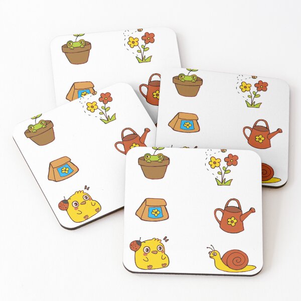 Item preview, cute garden stickers designed and sold by Madariesstudio.