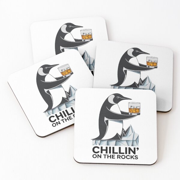 Item preview, Chillin' On The Rocks Penguin designed and sold by FunkyCatDesigns.