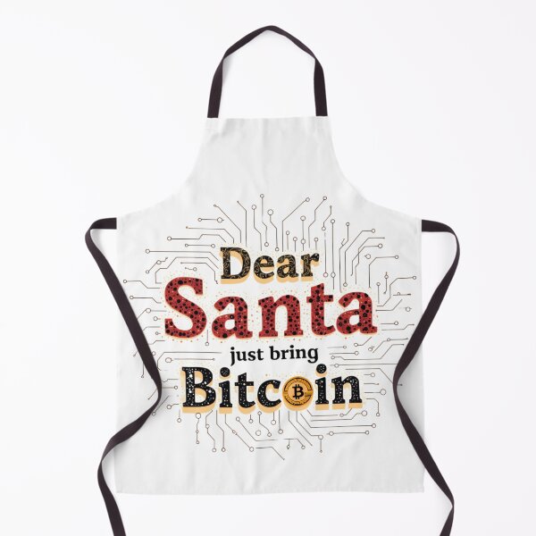 Item preview, Dear Santa just bring bitcoin merry christmas 2024 designed and sold by VividDripCo.