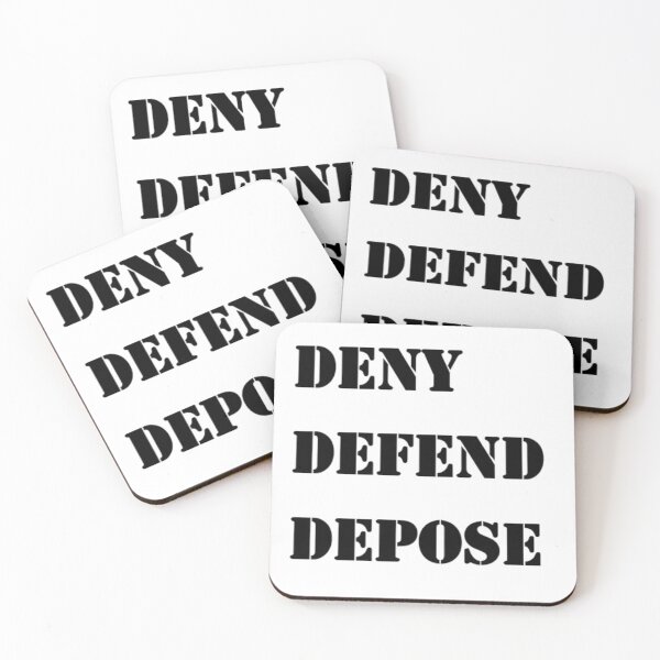 Item preview, DENY, DEFEND, DEPOSE designed and sold by PopCultTees.