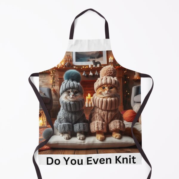 Item preview, Do you even knit Cats designed and sold by Outlandishrob.