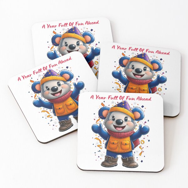 Item preview, Fun Ahead, Festive Bear, New Year Joy, Celebration Art, Cute Winter designed and sold by BukkyStory.