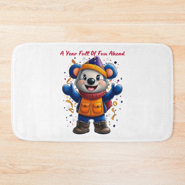 Item preview, Fun Ahead, Festive Bear, New Year Joy, Celebration Art, Cute Winter designed and sold by BukkyStory.