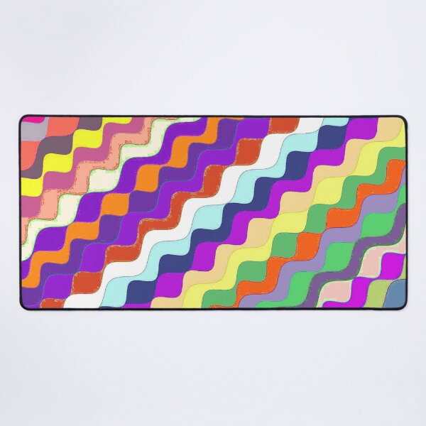 Item preview, Abstract Multicolored Angled Fractal Waves 15 designed and sold by SXW Designs.