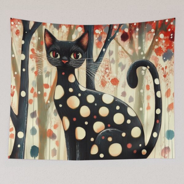 Item preview, Retro the Cat. Handsome feline illustration with a vintage style. designed and sold by Shoot-The-Moon.