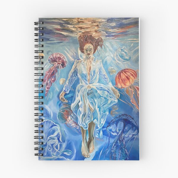 Item preview, Swimming with Jellyfish  designed and sold by Mila  Sviderskaya.