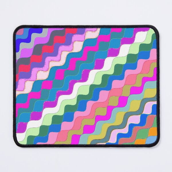 Item preview, Abstract Multicolored Angled Fractal Waves 17 designed and sold by SXW Designs.