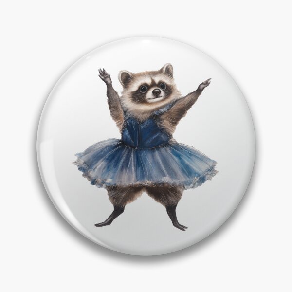 Item preview, Raccoon dancing like a ballerina designed and sold by Villemo-sells.