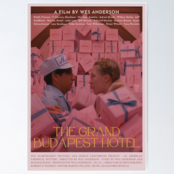 the grand budapest hotel Poster