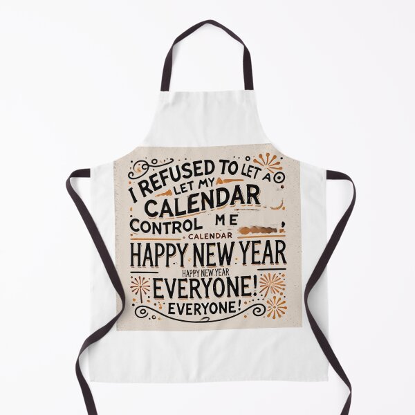 Item preview, No Calendar Can Control Me - Happy New Year! designed and sold by Alta-store.