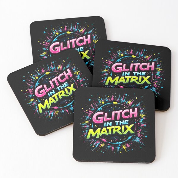 Item preview, Glitch in the Matrix – Neon Lights designed and sold by ArtCreator2023.