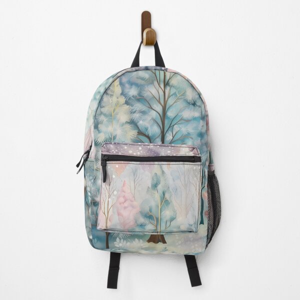 Item preview, Winter landscape. Snow-covered trees. Pastel colors. designed and sold by MagelliShop.