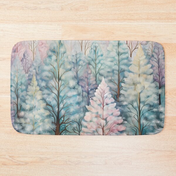 Item preview, Winter landscape. Snow-covered trees. Pastel colors. designed and sold by MagelliShop.