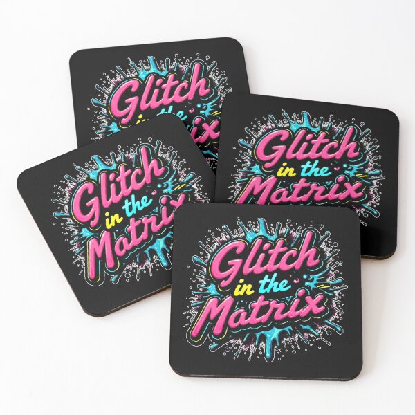 Item preview, Digital Chaos – Neon Glitch Artwork designed and sold by ArtCreator2023.